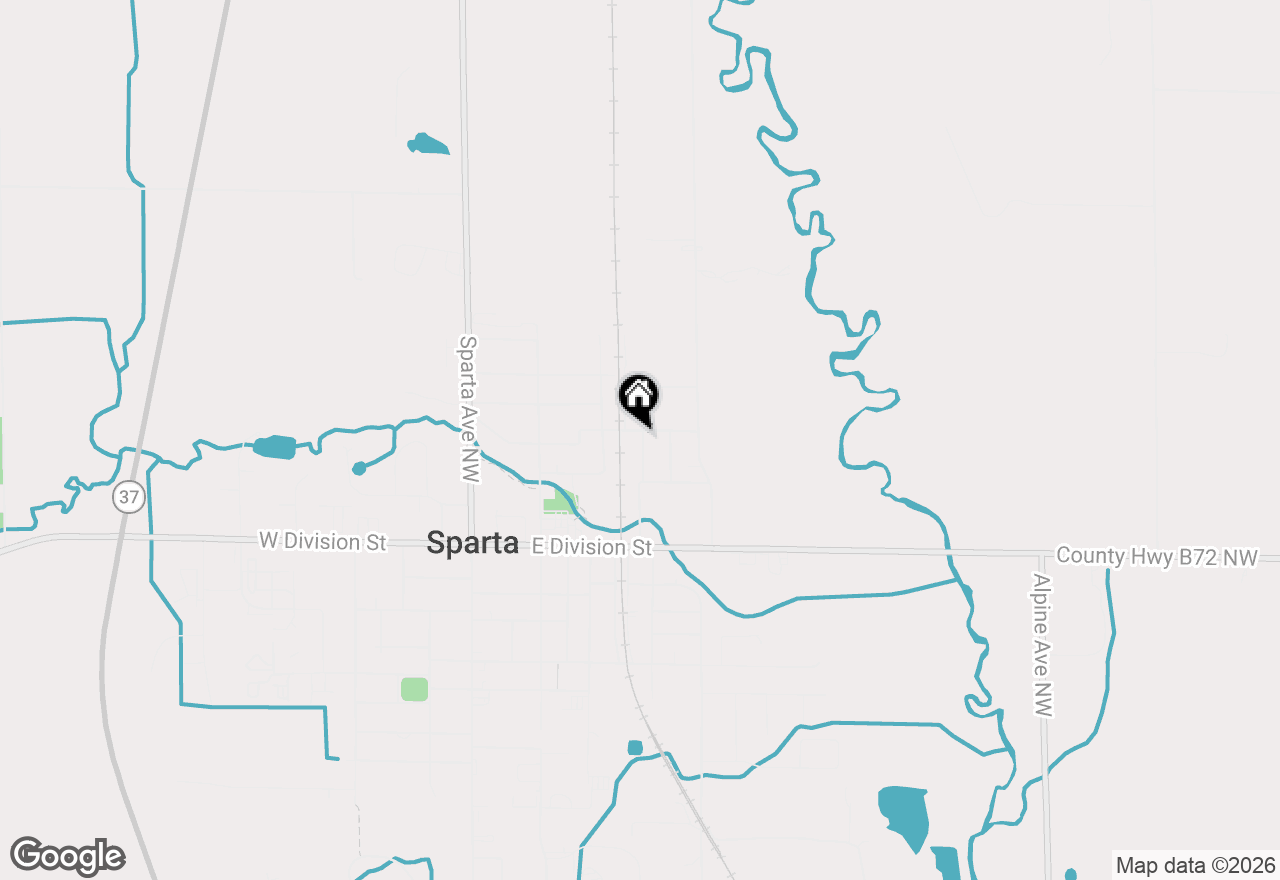 Map of 179 Loomis Street, Sparta, MI 49345