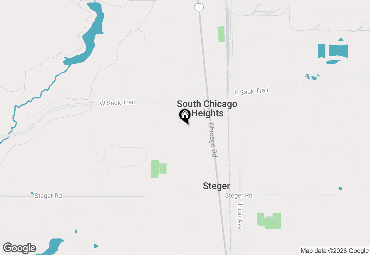 Map of 3341 Fairview Avenue, South Chicago Heights, IL 60411