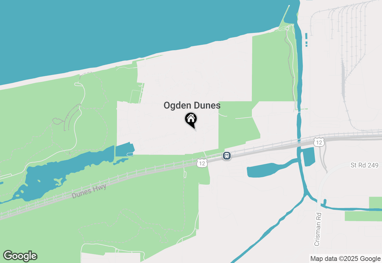 Map of 119 Diana Road, Ogden Dunes, IN 46368