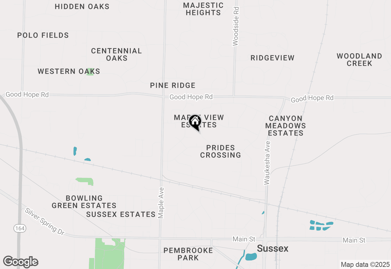 Map of N69W23778 Sari Ct, Sussex, WI 53089