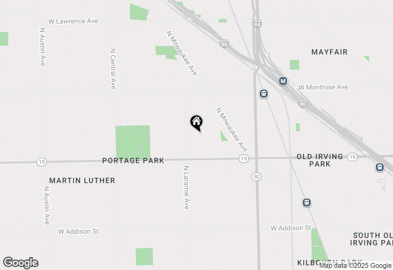 Map of 4121 N Leamington Avenue, Chicago, IL 60641