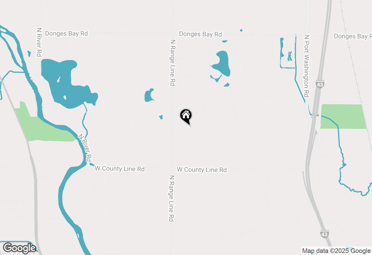 Map of Lt3 N Range Line Rd, Mequon, WI 53092