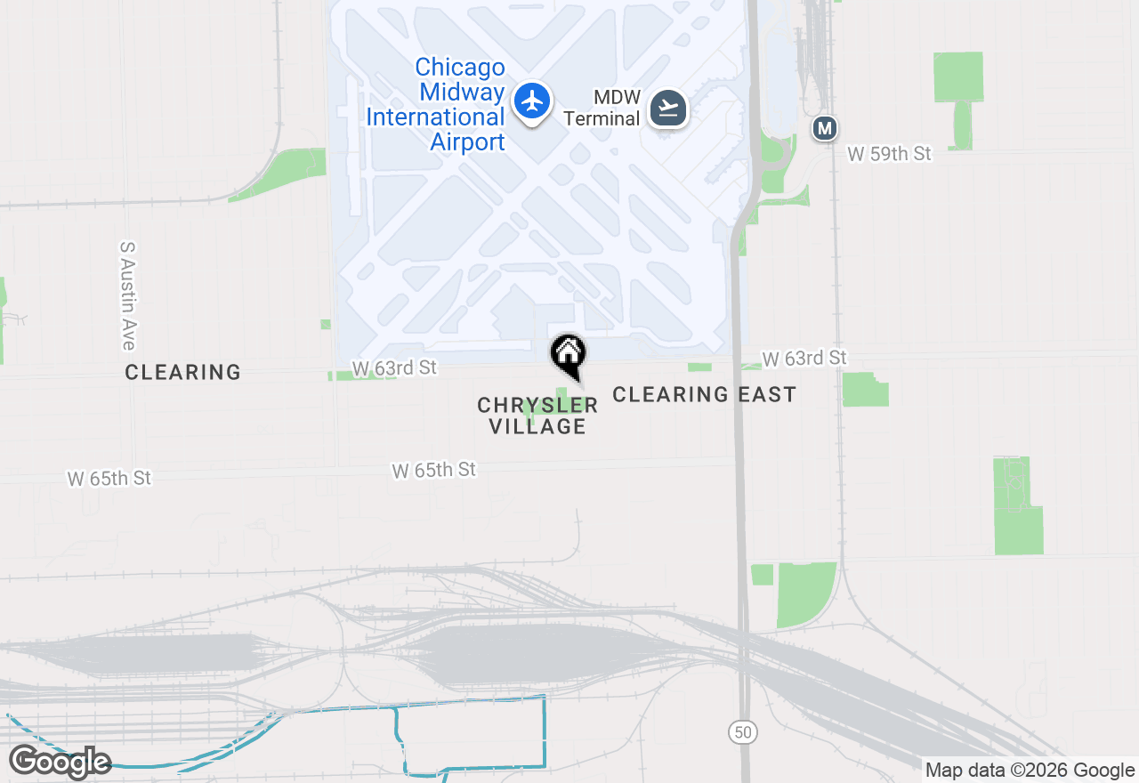 Map of 5135 W 63rd Place, Chicago, IL 60638