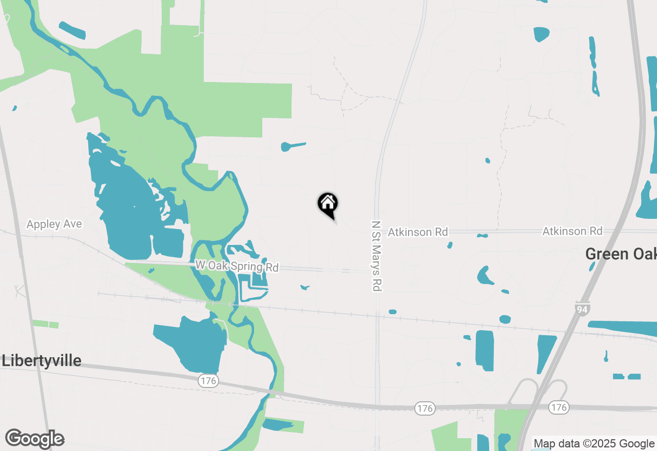 Map of 901 Bruce Court, Libertyville, IL 60048