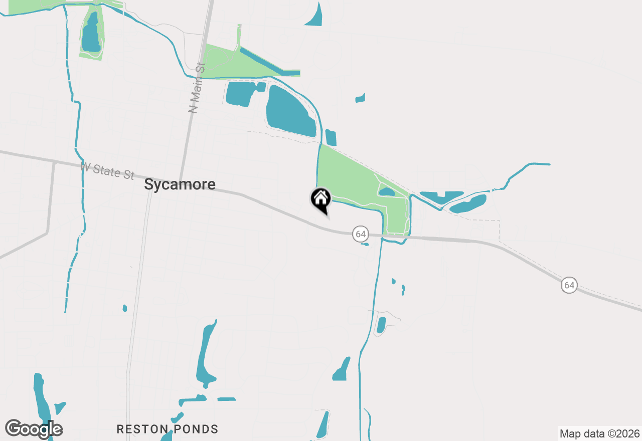 Map of 675 E State Street, Sycamore, IL 60178