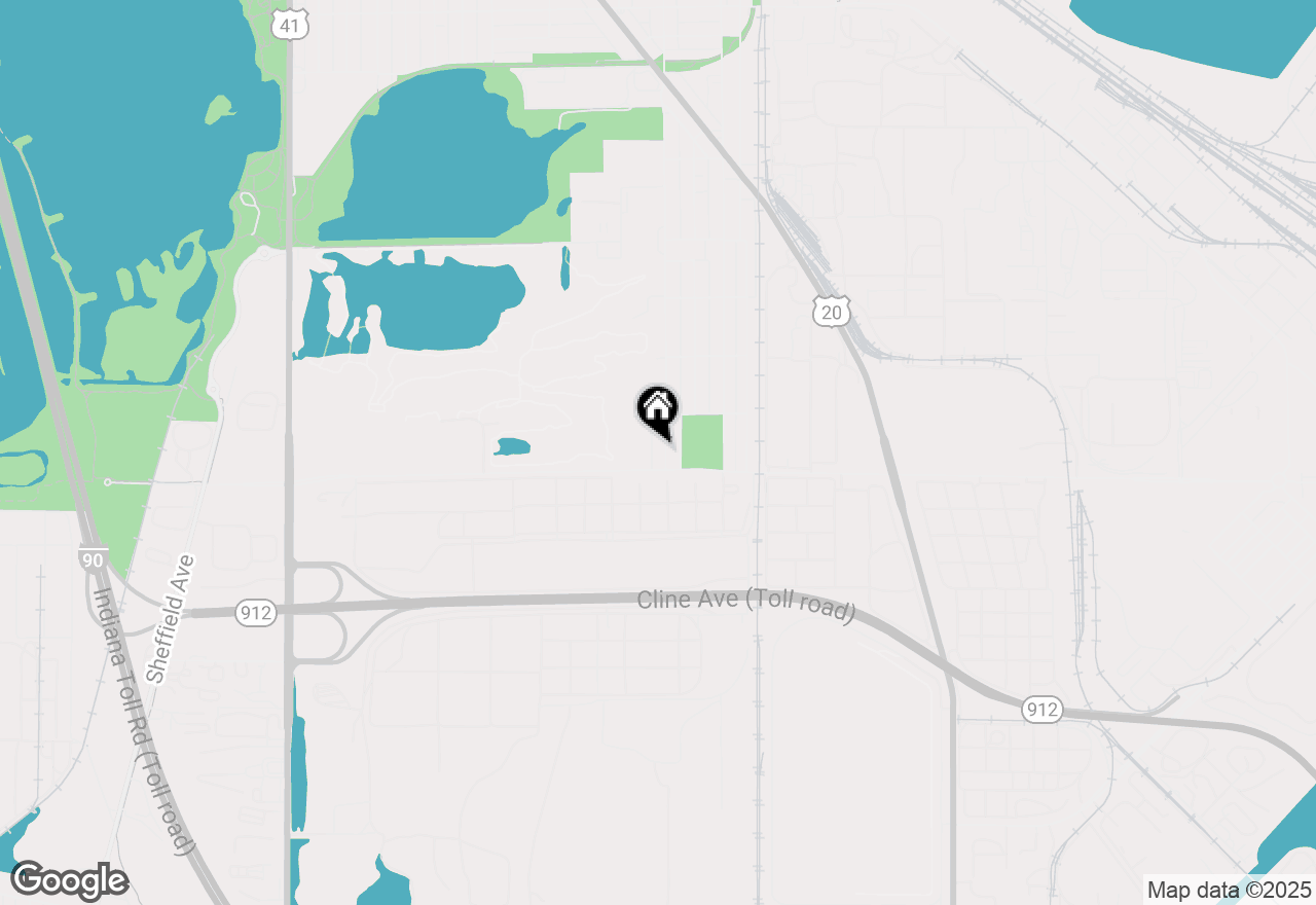 Map of 2834 New York Avenue, Whiting, IN 46394