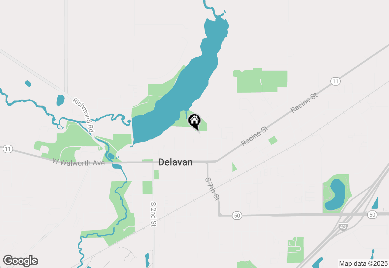 Map of 524 High St, Delavan, WI 53115