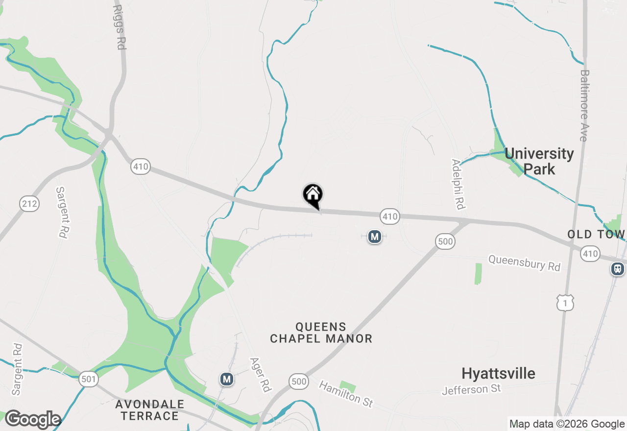 Map of 3314 Tribune Court #H, Hyattsville, MD 20782