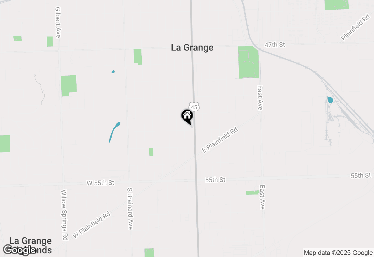 Map of 945 S Madison Avenue, La Grange, IL 60525