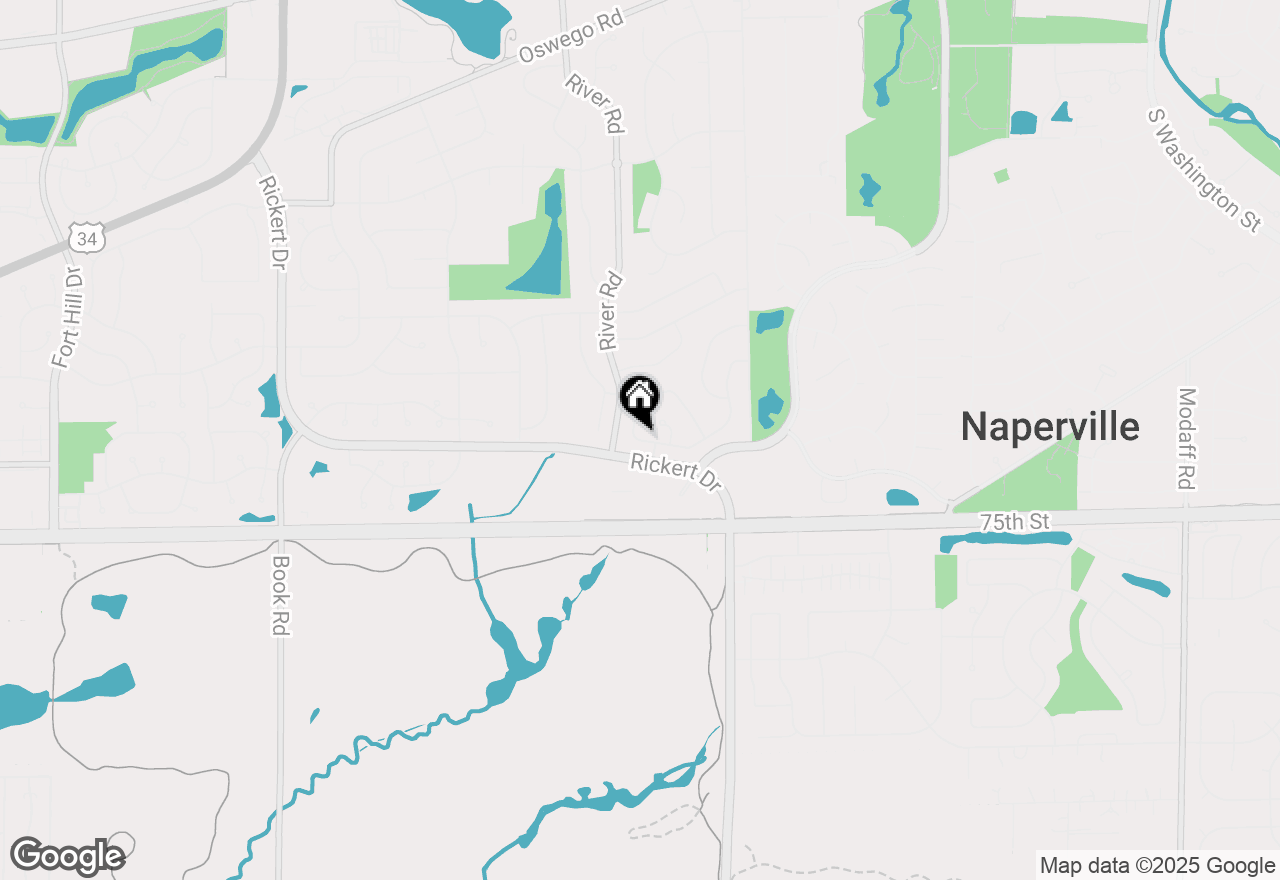Map of 1284 Tennyson Lane #1284, Naperville, IL 60540
