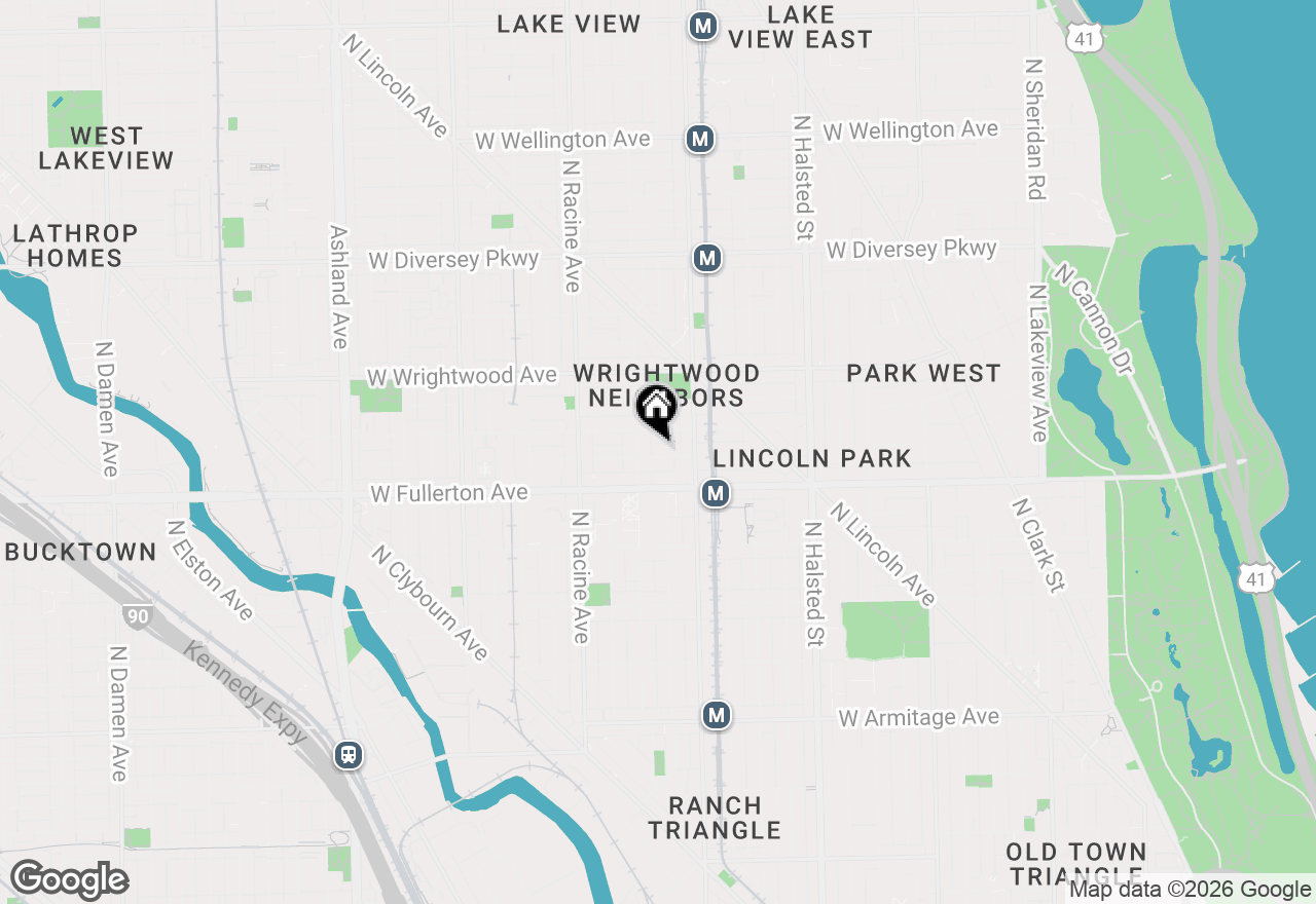 Map of 1038 W Montana Street #2, Chicago, IL 60614