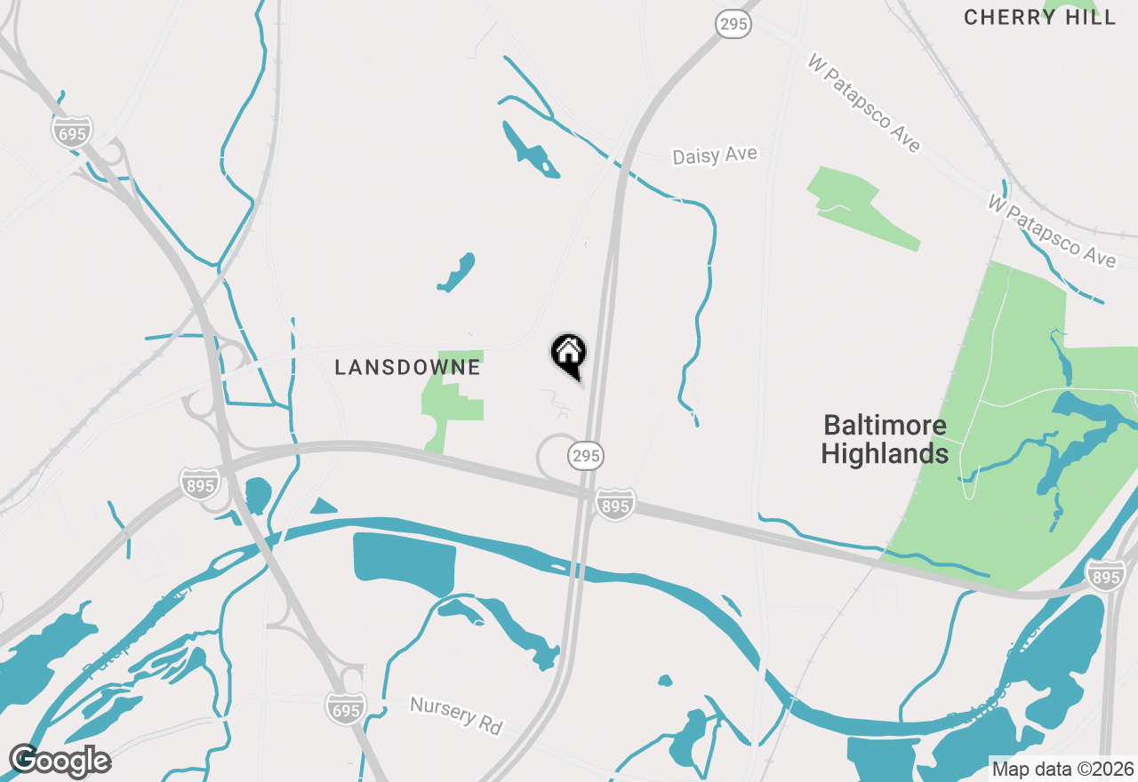 Map of 1021 Fredonia Court, Baltimore, MD 21227