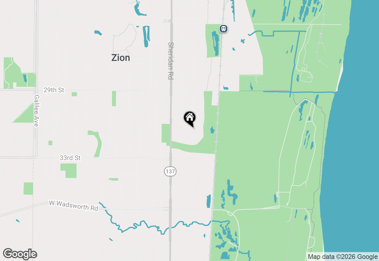 Map of 3108 Elizabeth Avenue, Zion, IL 60099