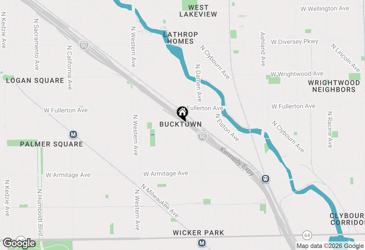 Map of 2310 N Hoyne Avenue, Chicago, IL 60647