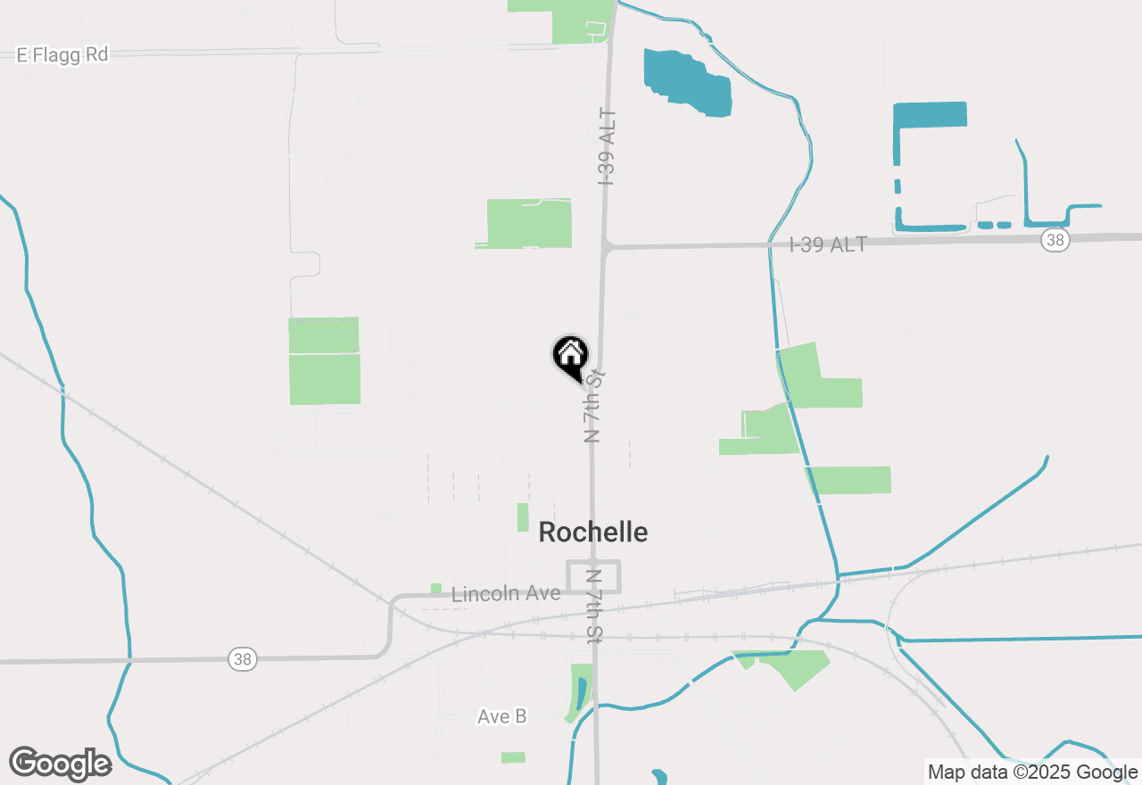 Map of 915 N 8th Street, Rochelle, IL 61068