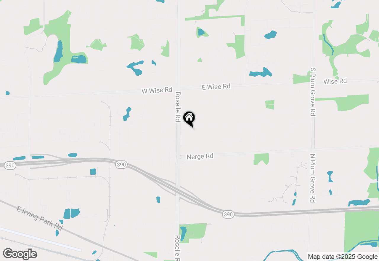 Map of 1420 Indian Hill Drive, Schaumburg, IL 60193