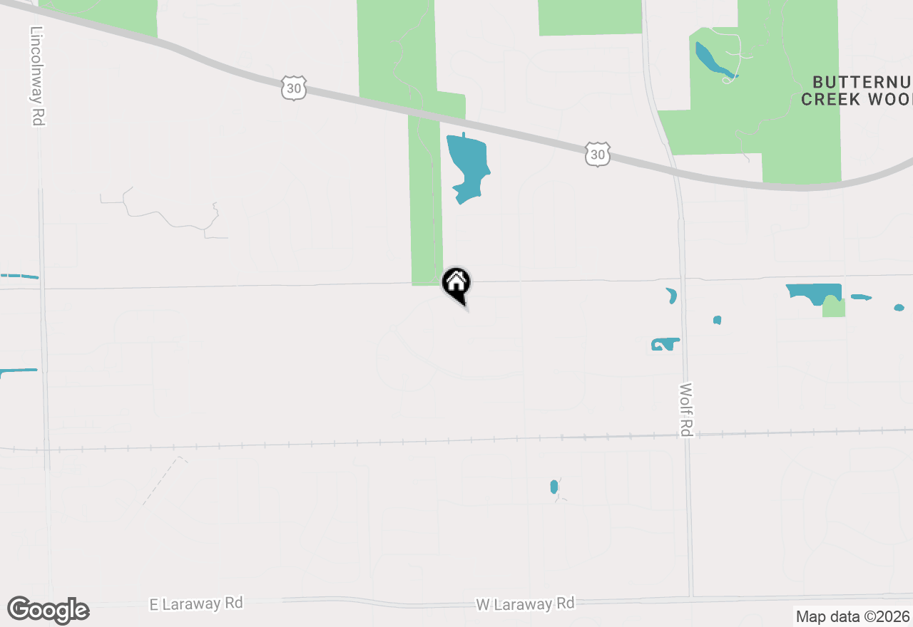 Map of 21551 Cooper Court, Mokena, IL 60448