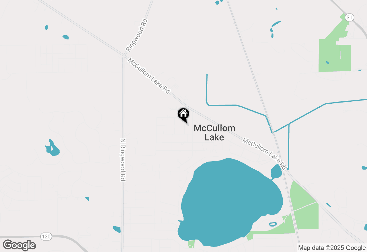 Map of 5115 East Lane, Mccullom Lake, IL 60050