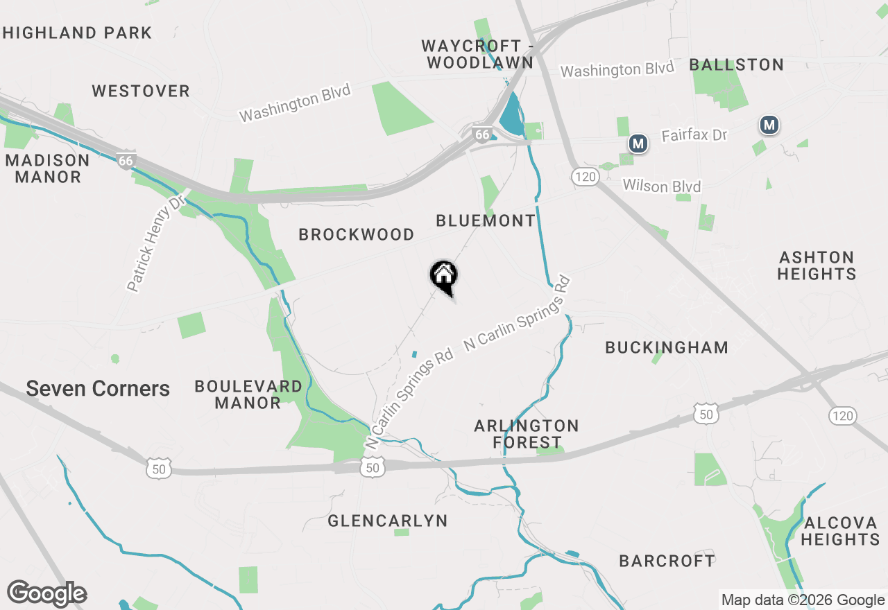 Map of 609 N Greenbrier Street, Arlington, VA 22203