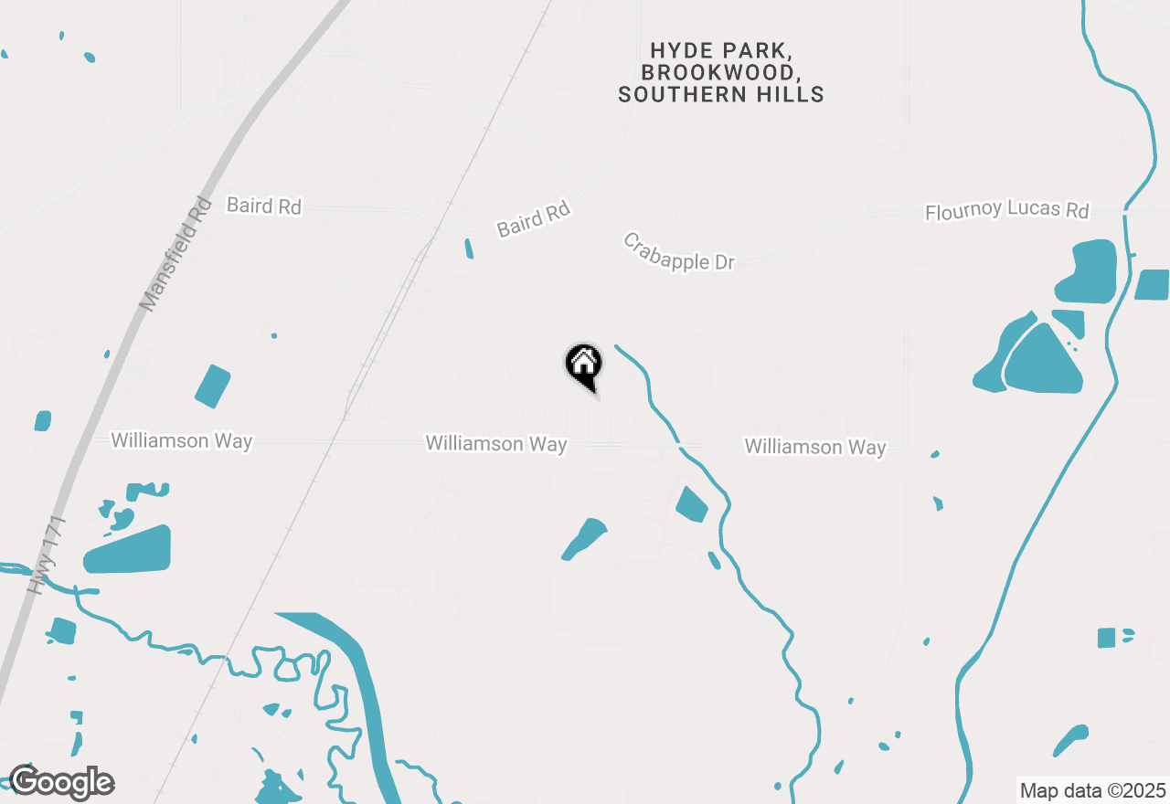Map of 9800 Hadrians Way, Shreveport, LA 71118