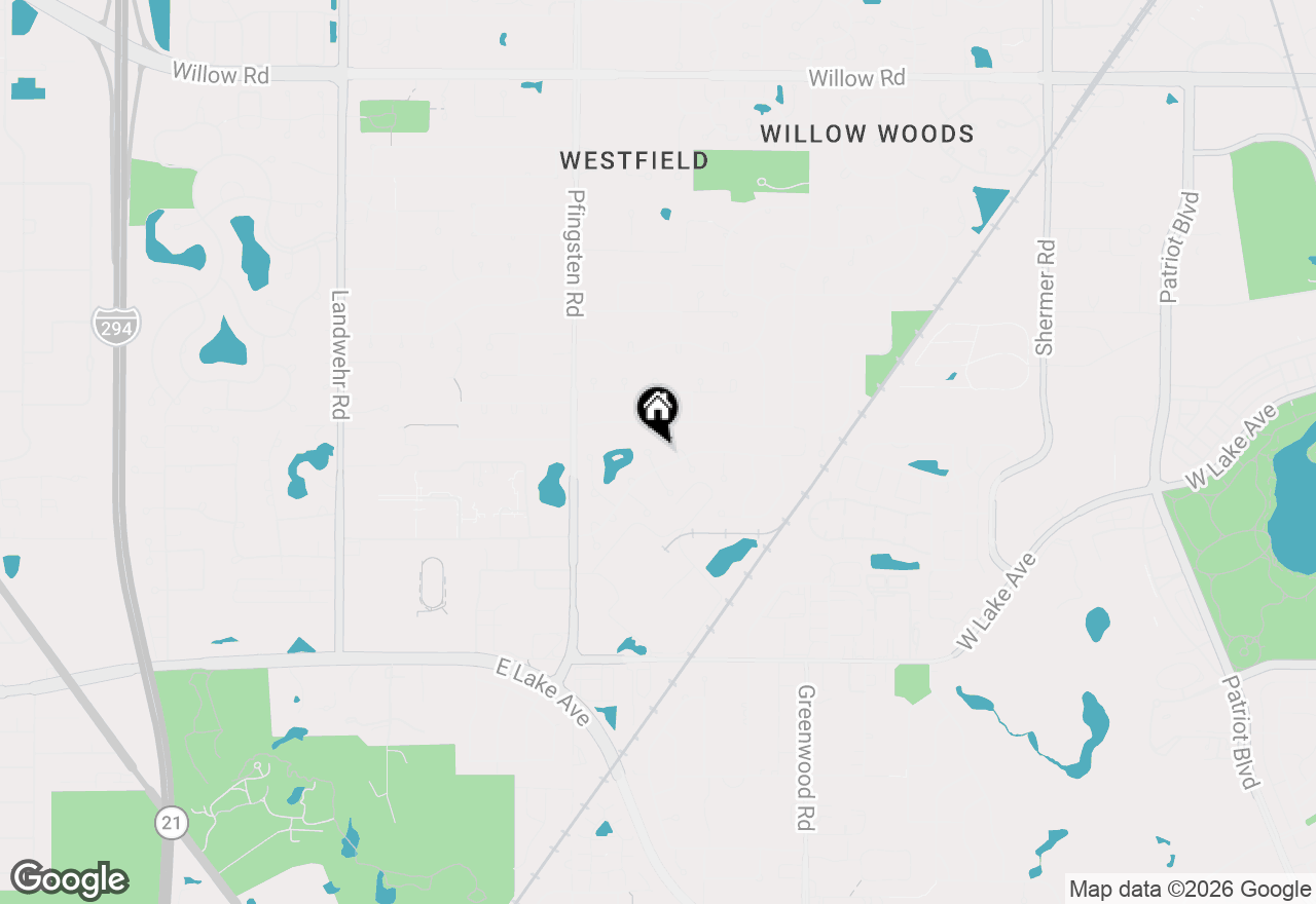 Map of 2127 Chandler Lane, Glenview, IL 60026