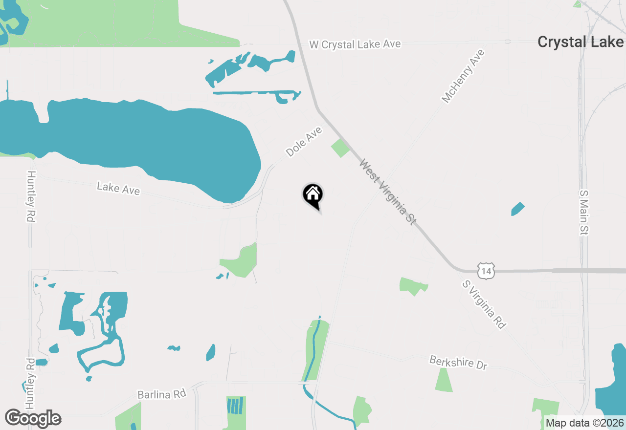 Map of 511 E Broadway Avenue, Crystal Lake, IL 60014