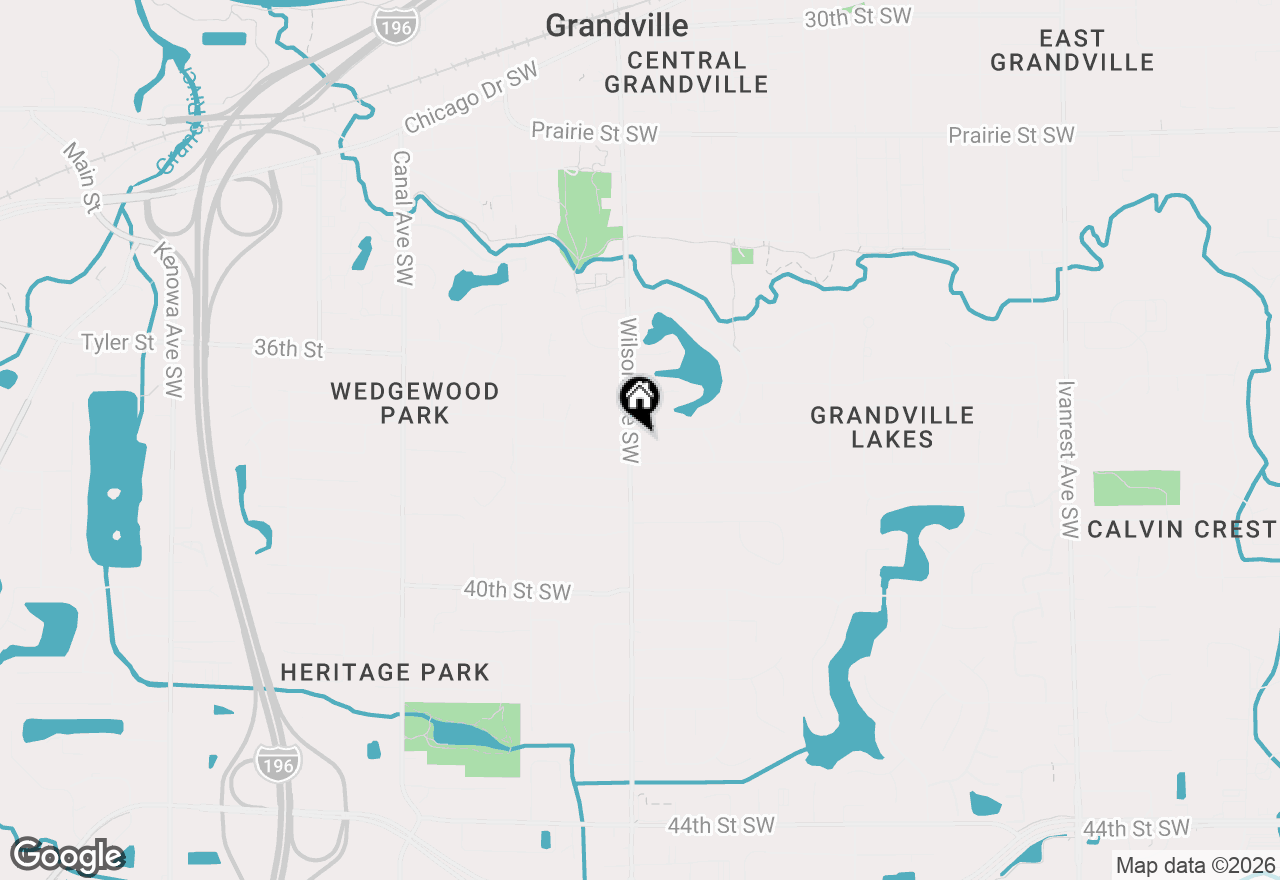 Map of 3990 S Big Spring Drive, Grandville, MI 49418