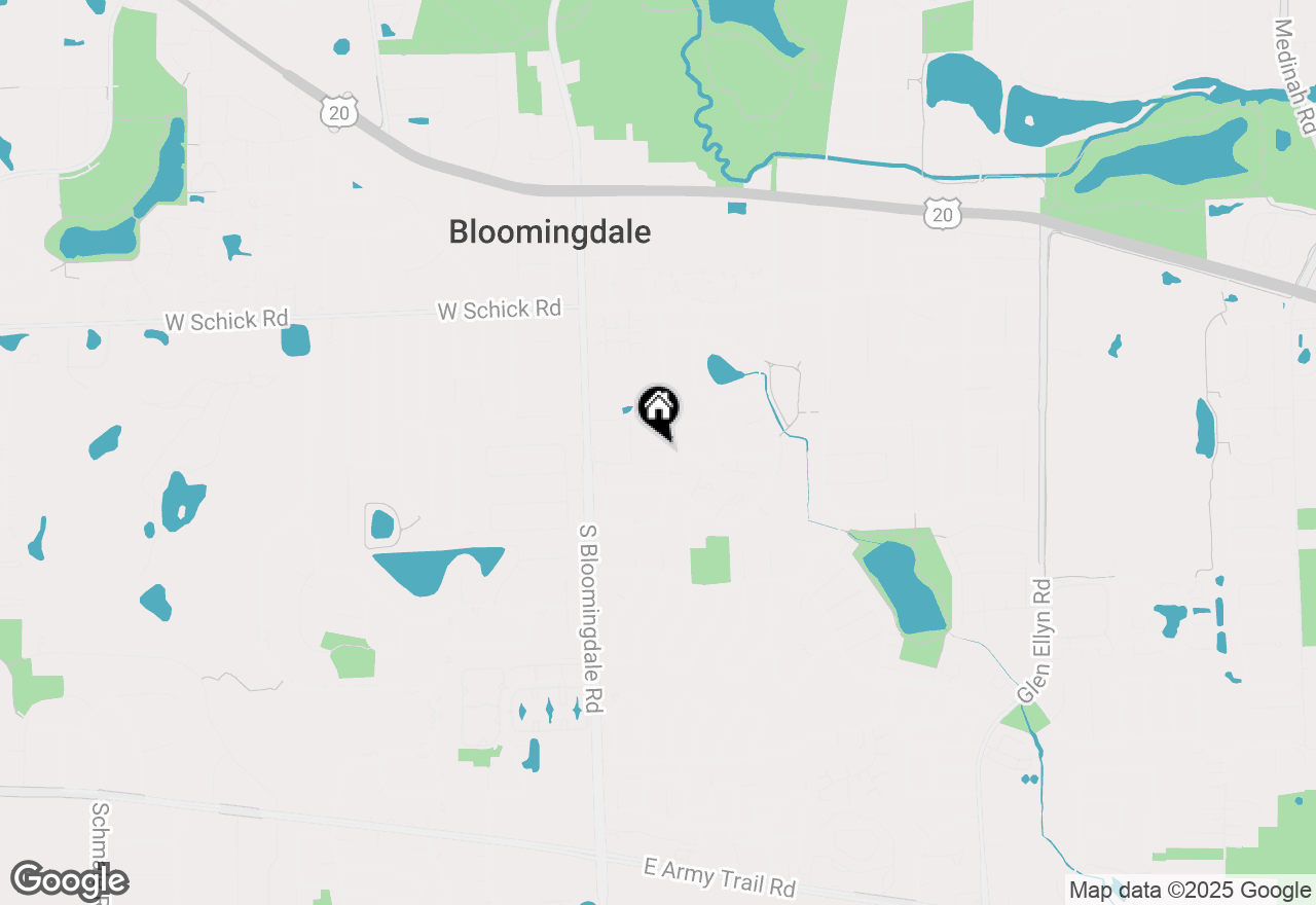 Map of 120 Brewster Court #D, Bloomingdale, IL 60108