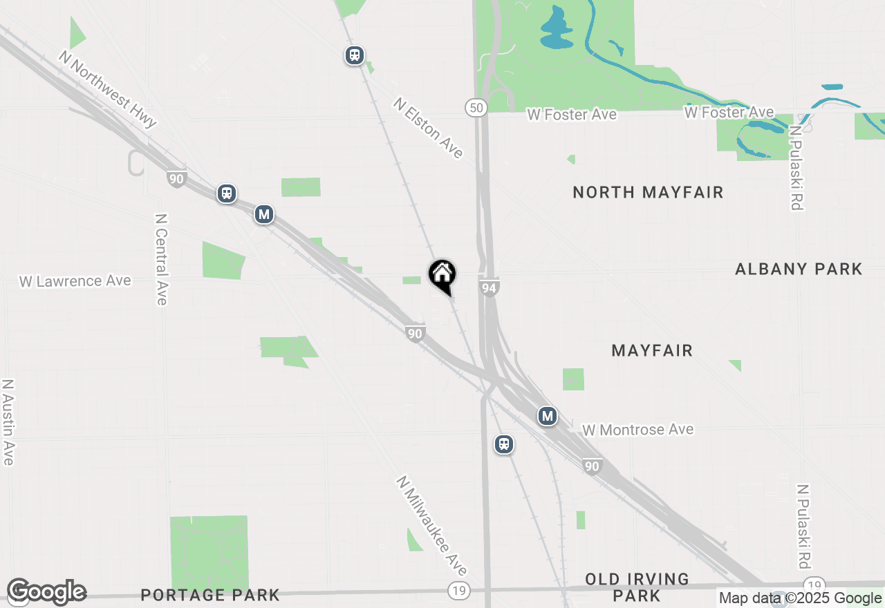 Map of 4744 N Lamon Avenue #-, Chicago, IL 60630