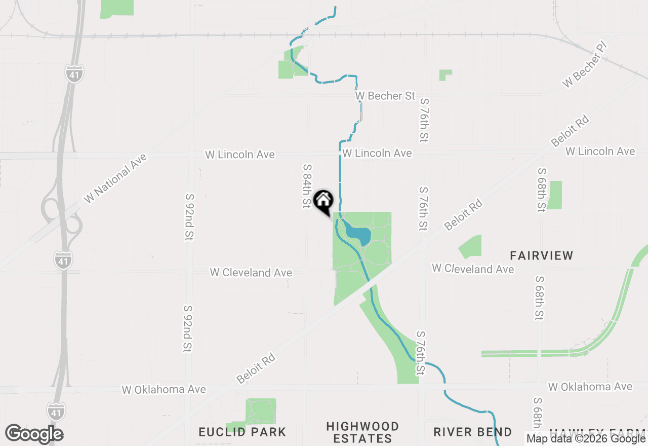 Map of 2526 S 83rd St, West Allis, WI 53219