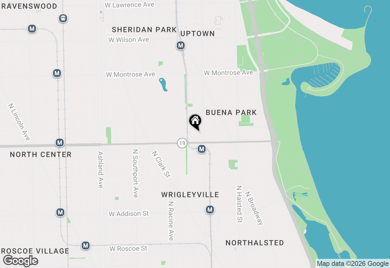 Map of 4031 N Kenmore Avenue #409, Chicago, IL 60613