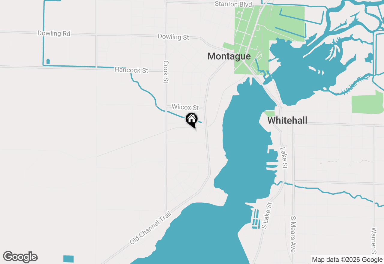 Map of 8270 Sheridan Street, Montague, MI 49437