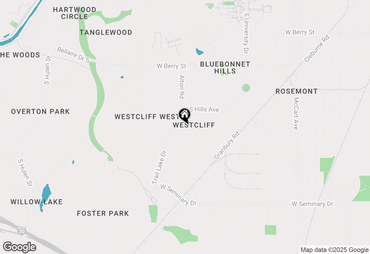 Map of 3567 Dryden Road, Fort Worth, TX 76109