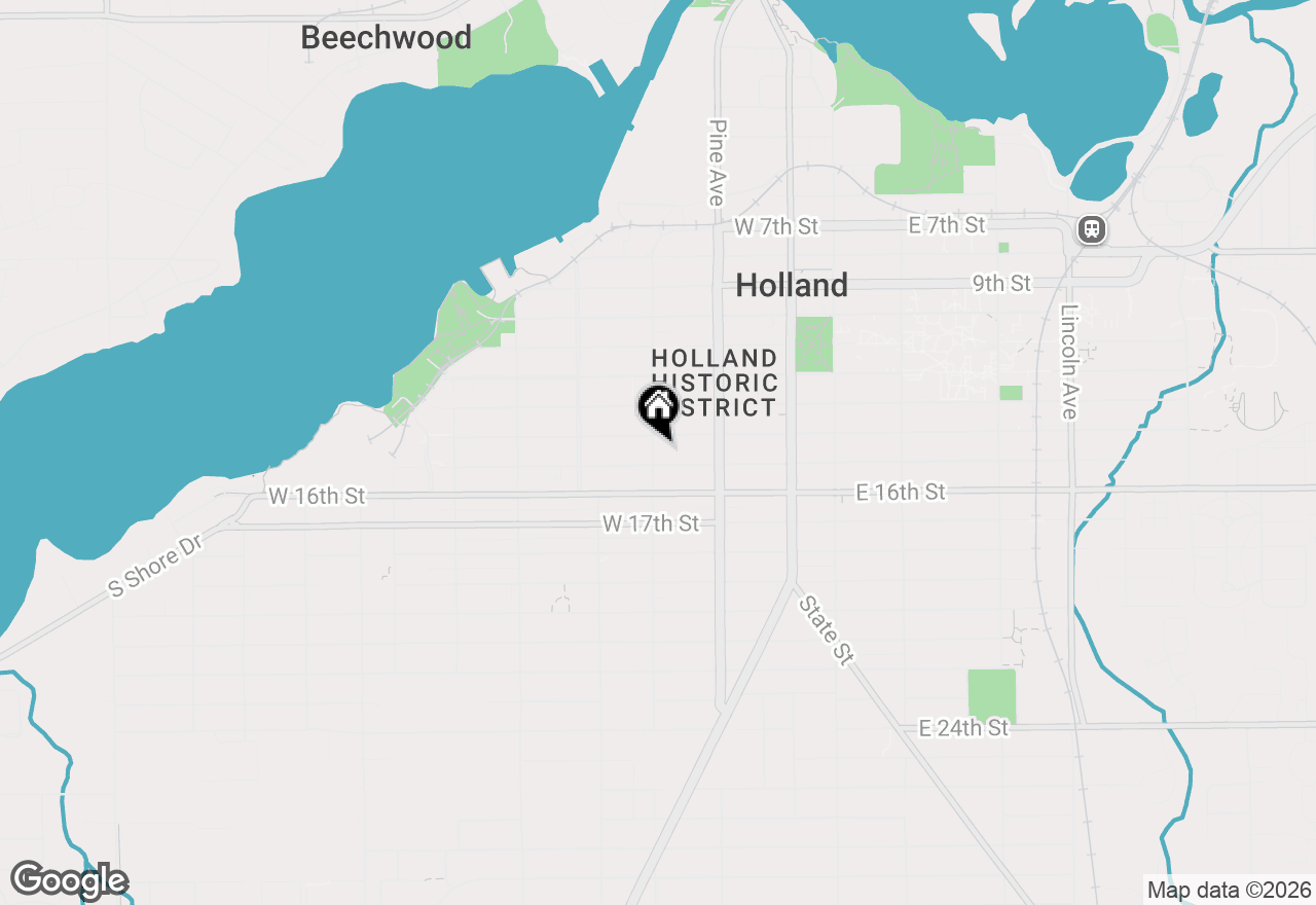 Map of 349 Maple Avenue, Holland, MI 49423