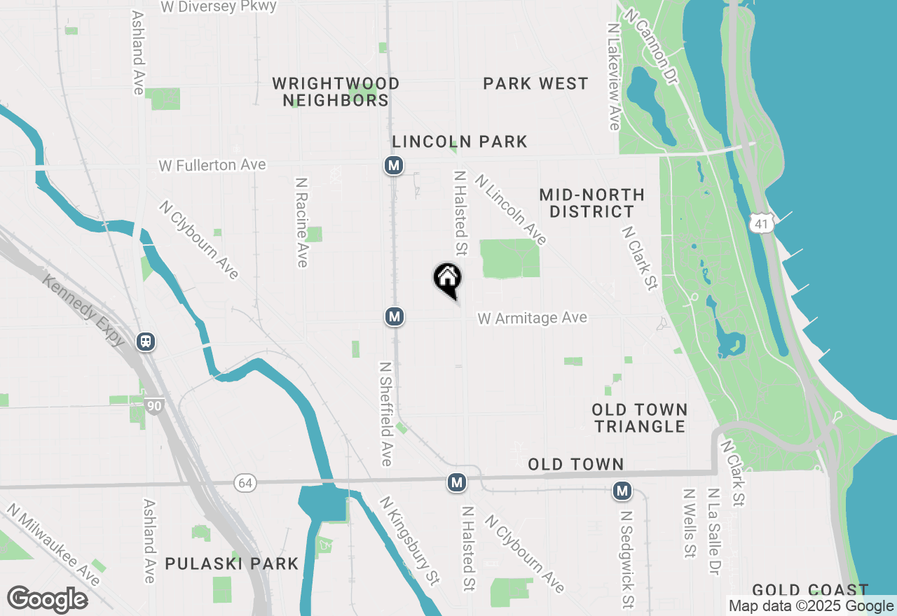 Map of 2015 N Dayton Street, Chicago, IL 60614