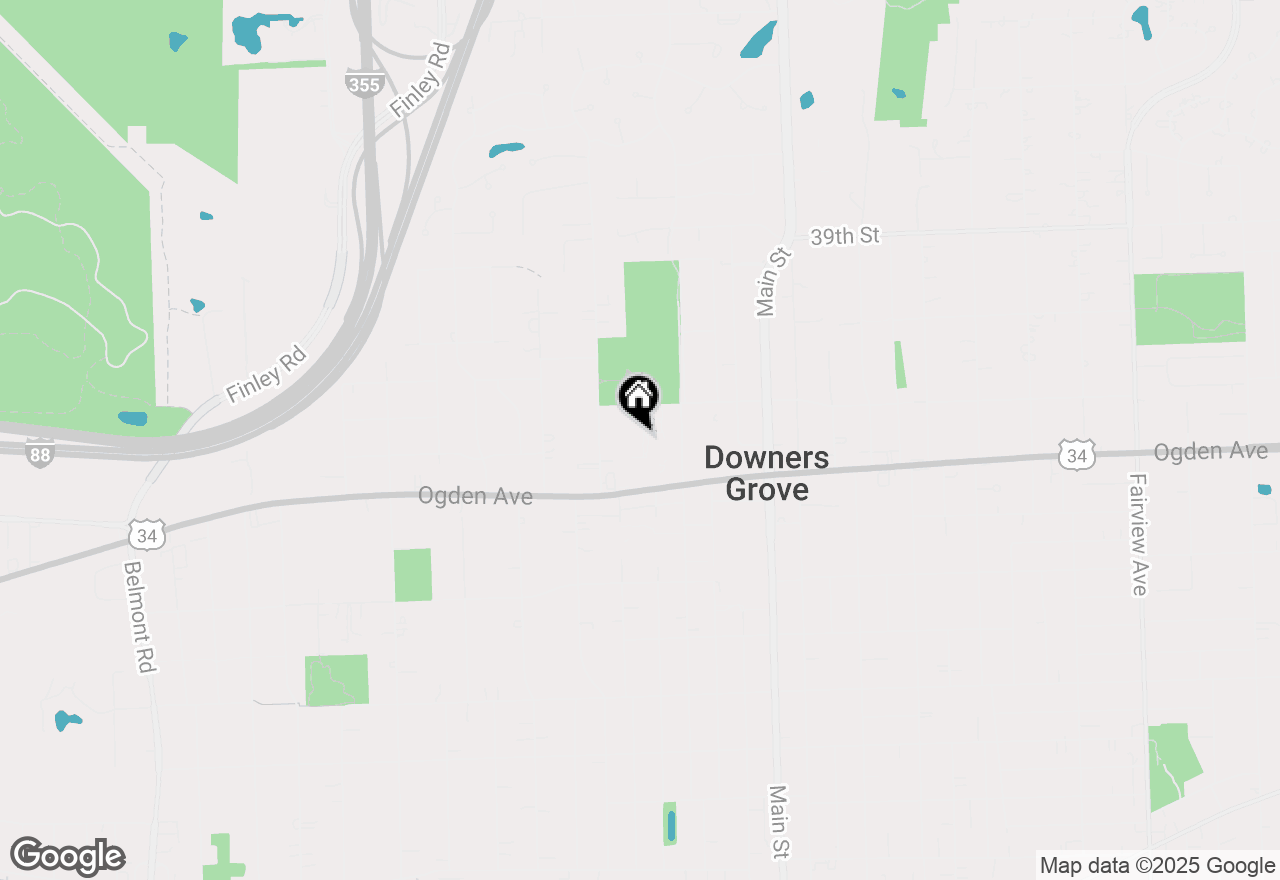 Map of 4250 Saratoga Avenue #L305, Downers Grove, IL 60515