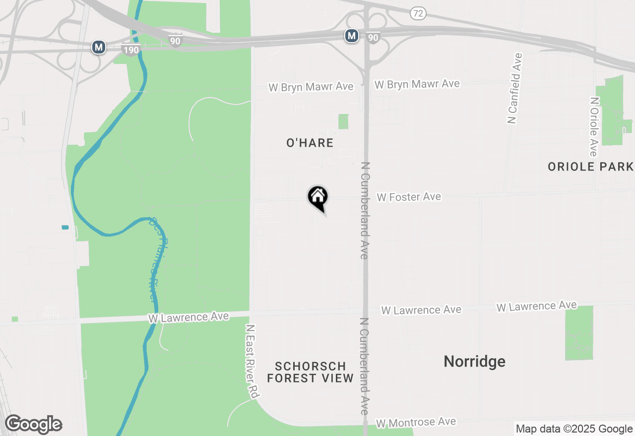 Map of 8560 W Winona Street, Chicago, IL 60656