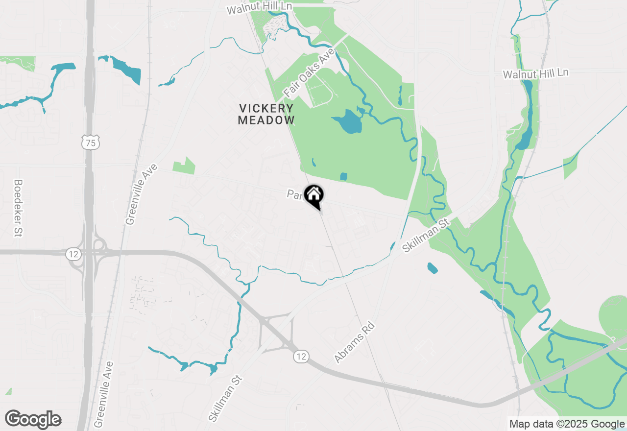 Map of 6760 Eastridge Drive #101, Dallas, TX 75231