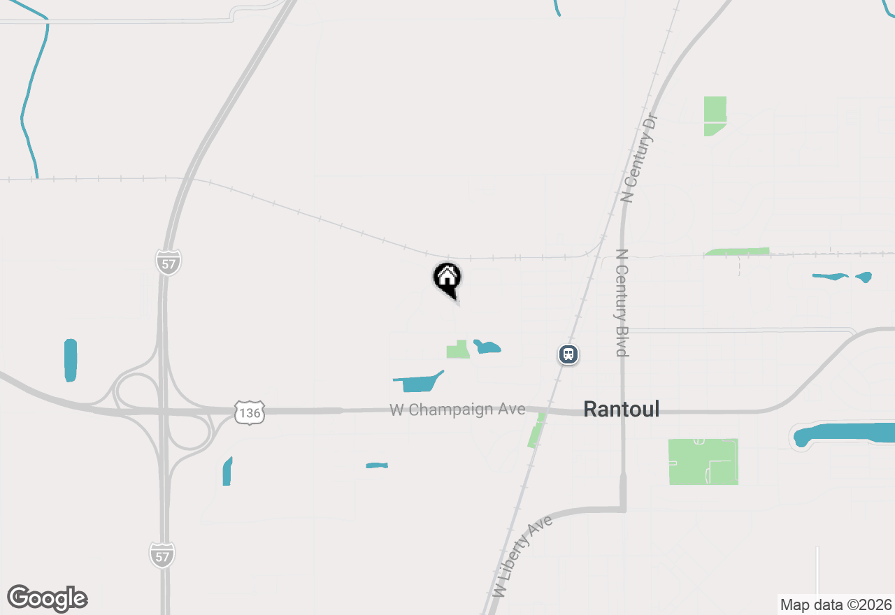 Map of 525 Neipswah Avenue, Rantoul, IL 61866