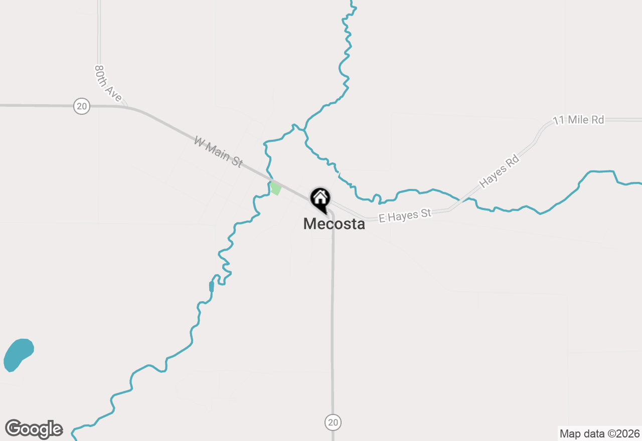 Map of 201 S Webber Street, Mecosta, MI 49332