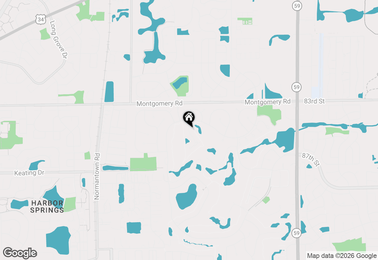 Map of 1496 Aberdeen Court #1496, Naperville, IL 60564