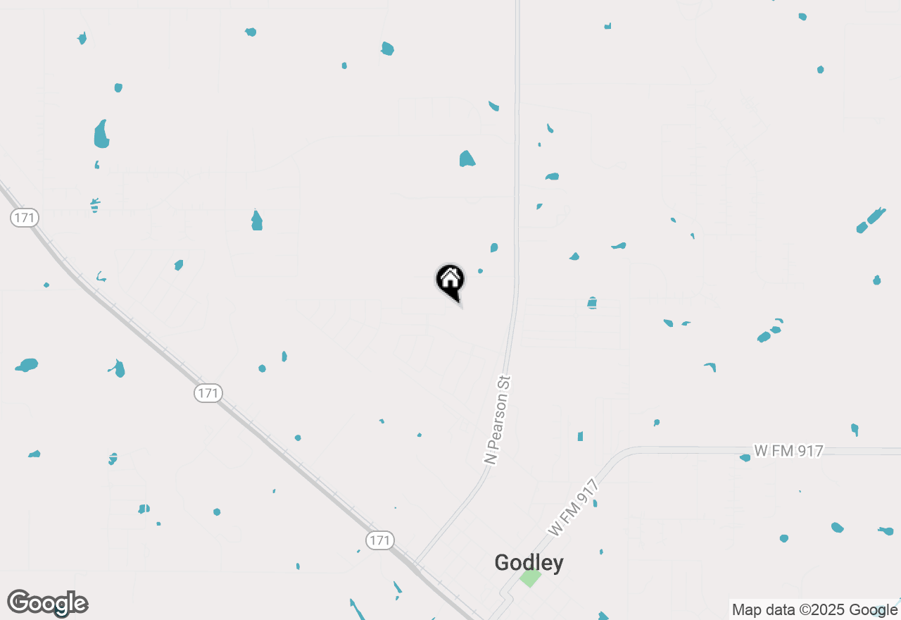 Map of 921 Amberwood Drive, Godley, TX 76044