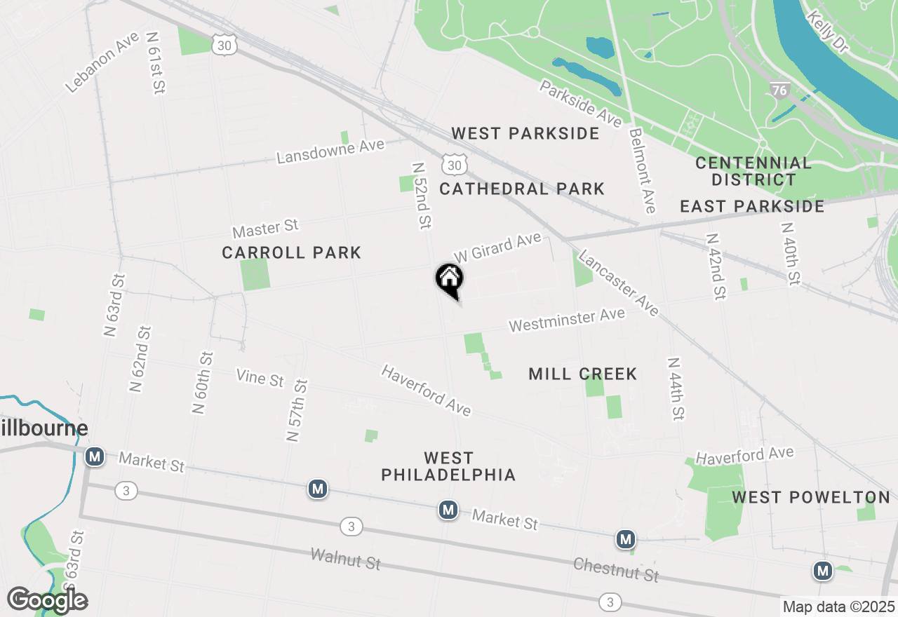 Map of 5146 Wyalusing Avenue, Philadelphia, PA 19131