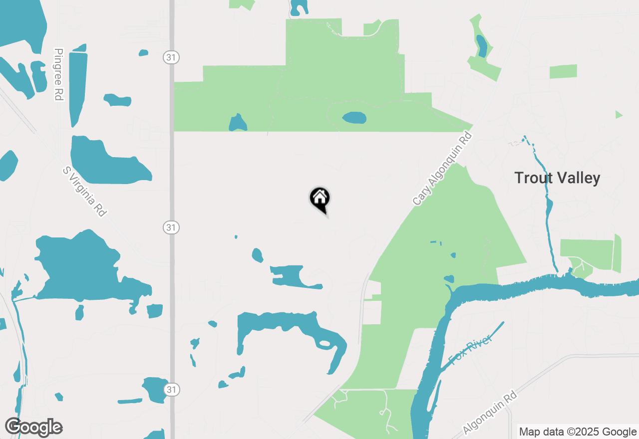 Map of 1030 Woodbridge Drive, Cary, IL 60013