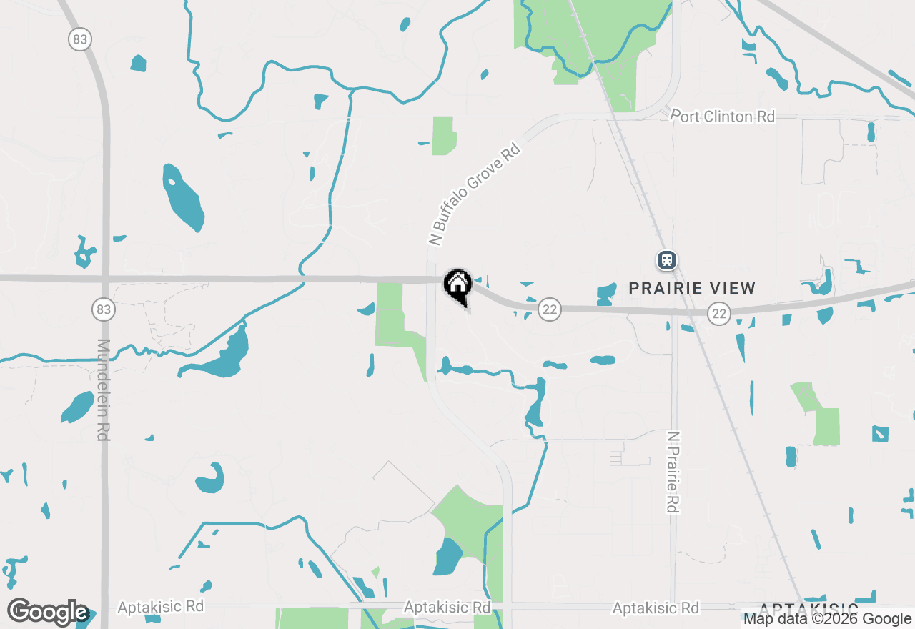 Map of 2529 Live Oak Lane, Buffalo Grove, IL 60089