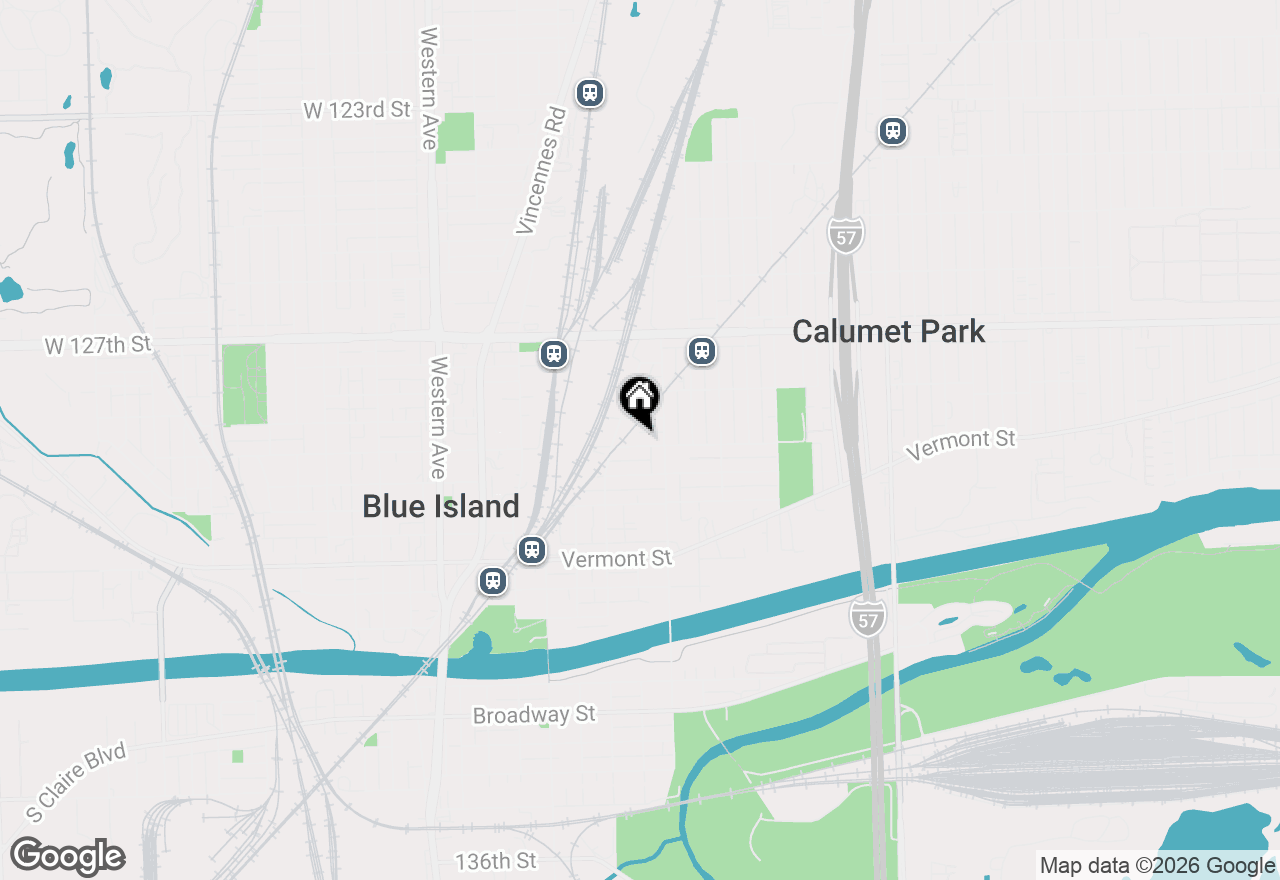 Map of 2024 Union Street, Blue Island, IL 60406