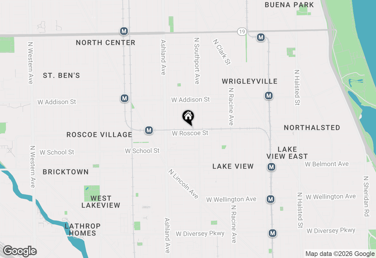 Map of 3412 N Janssen Avenue, Chicago, IL 60657