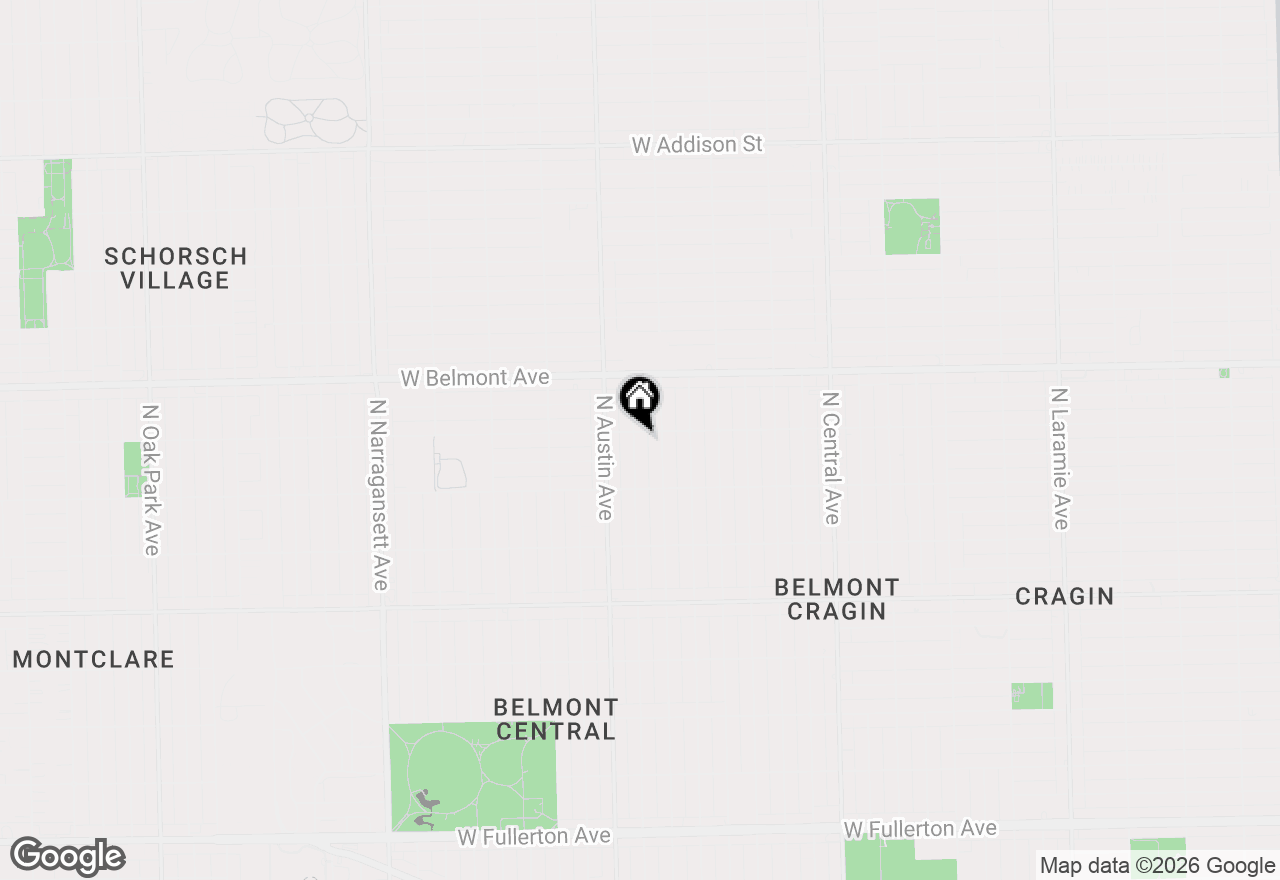 Map of 3051 N Mason Avenue, Chicago, IL 60634