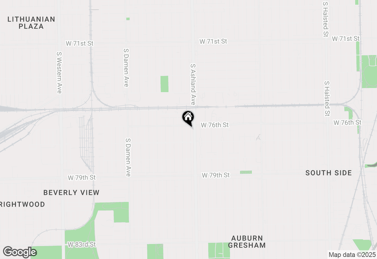 Map of 7613 S Marshfield Avenue, Chicago, IL 60620