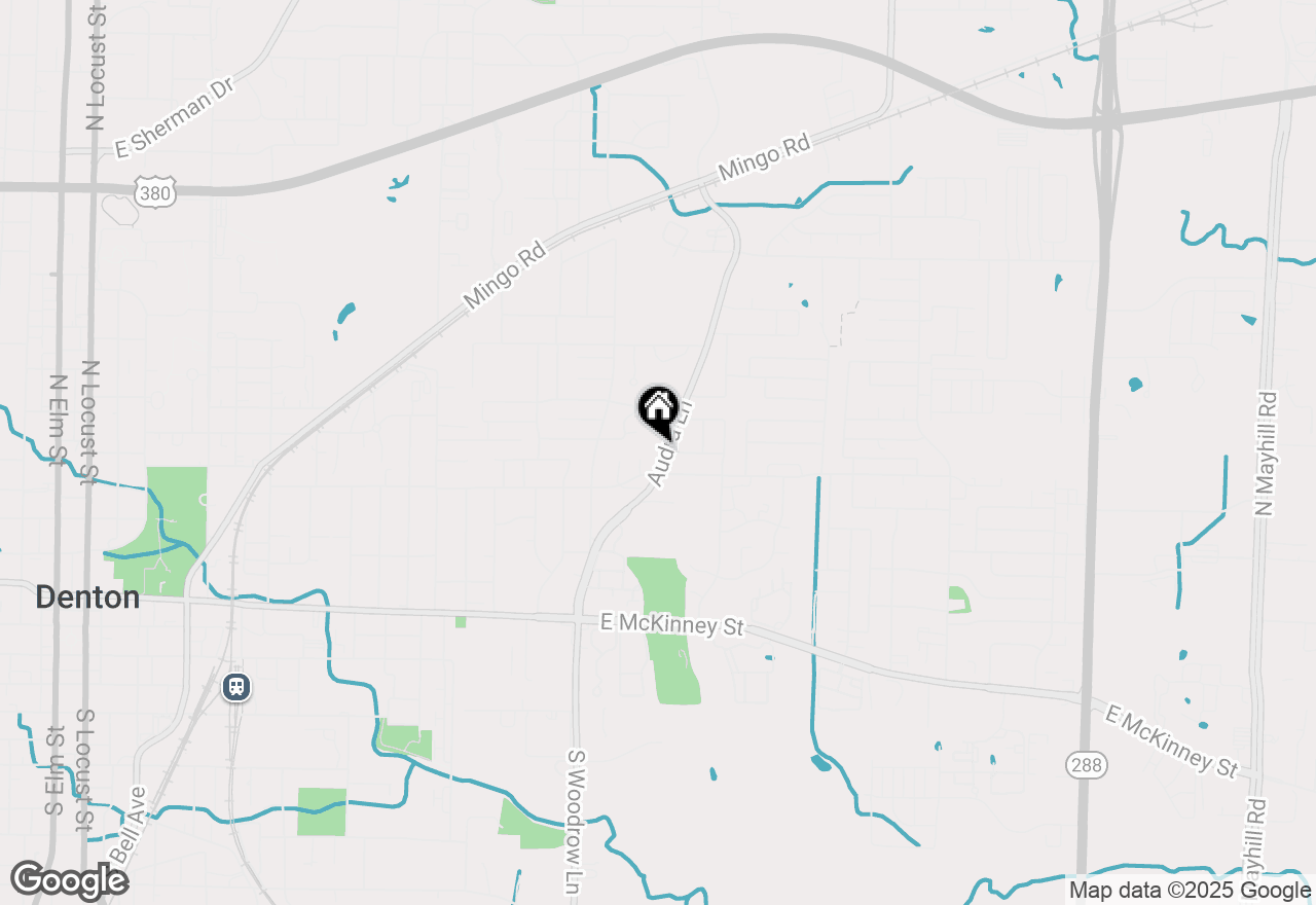 Map of 813 Audra Lane, Denton, TX 76209